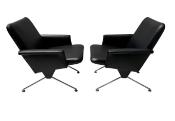 Mid-Century Modern Lounge Chairs No. 1432 by Andre Cordemeijer for Gispen, 1961